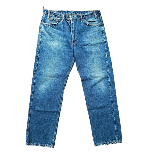 Vintage 90s Levis 505 Jeans Mens 38x30 Orange Tab Denim Canada 40505 35x29