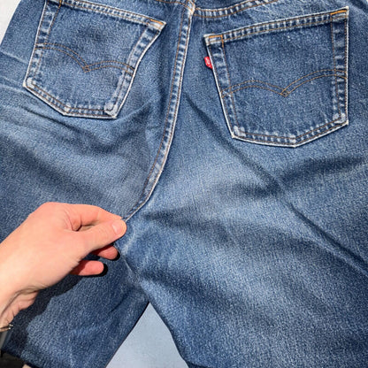Levis 501 Vintage 80s USA XX Straight Leg Jeans High Rise Sz 13 Womens Act 28x31
