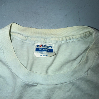 US Mission Abidjan VTG T Shirt Cote Divore 80s 1980s Hanes XL Army Single Stitch
