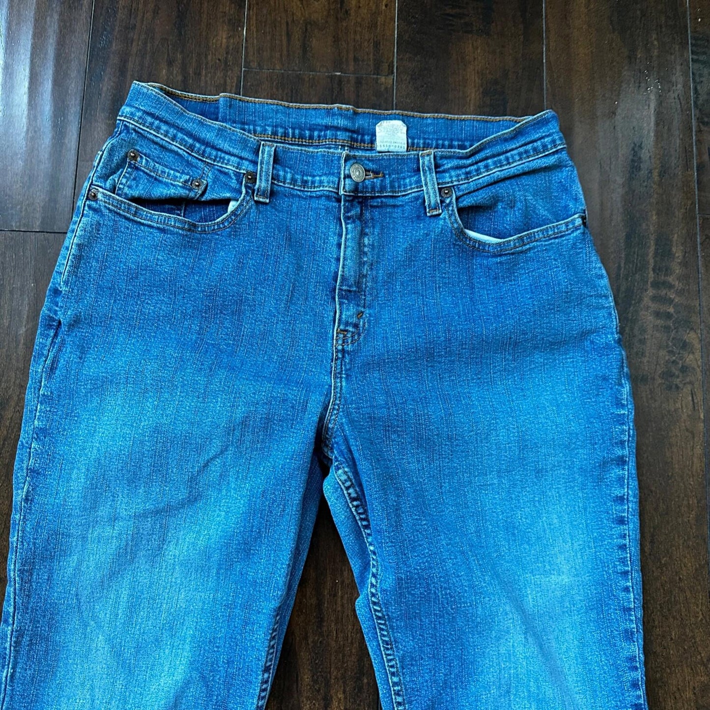 Vintage Levis 510 Jeans Womens 14 Blue Slim Fit Y2K Lower Rise Boyfriend 30x29