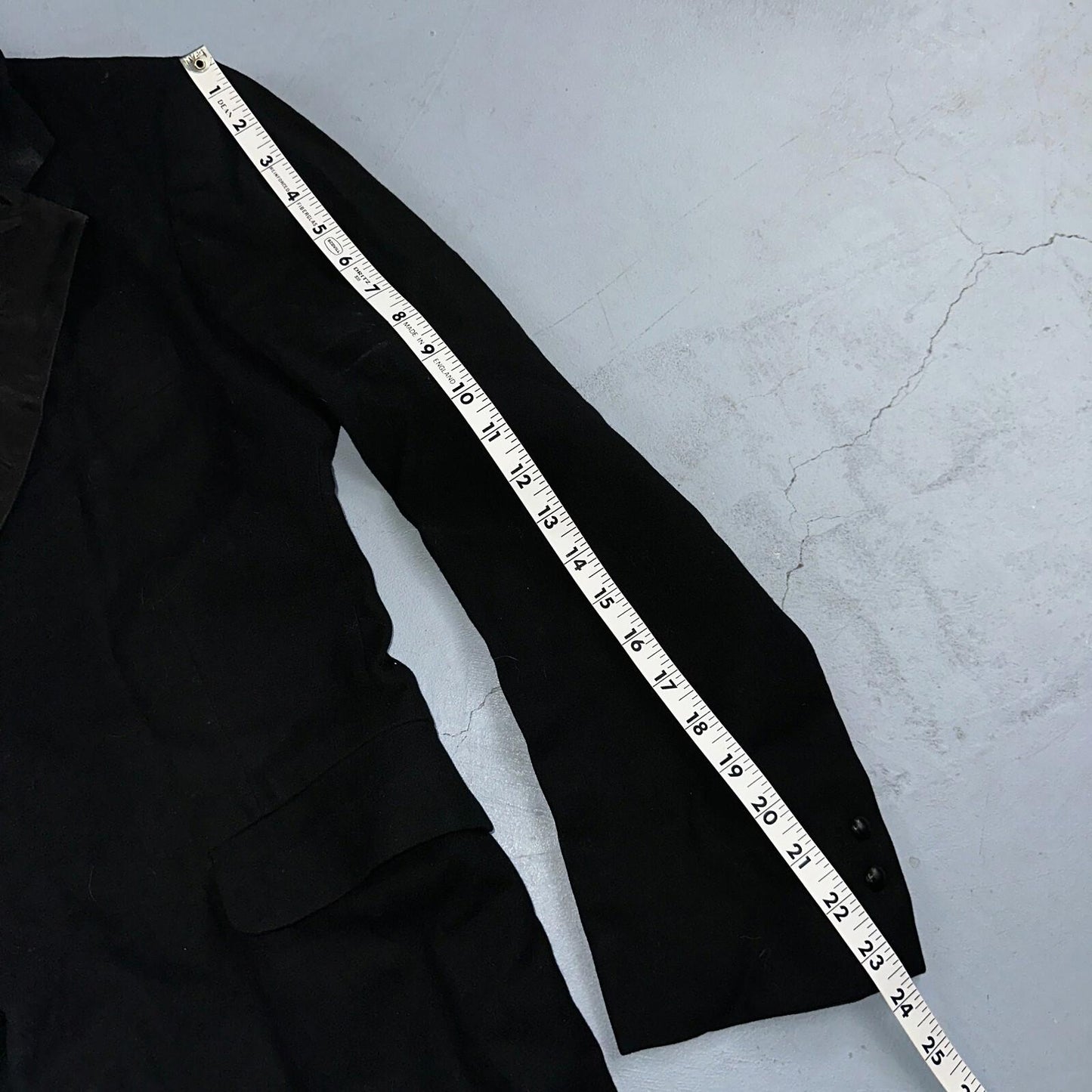 VTG 1920s Mens 1 PC Suit Tuxedo Coat Jacket Pants Black 20s 30s Antique