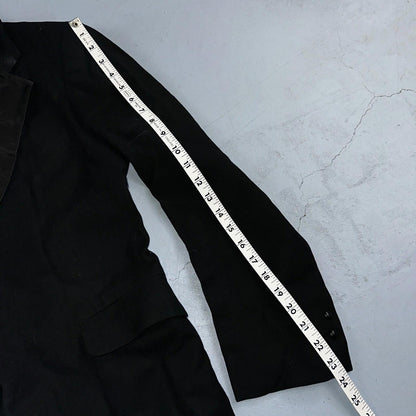 VTG 1920s Mens 1 PC Suit Tuxedo Coat Jacket Pants Black 20s 30s Antique
