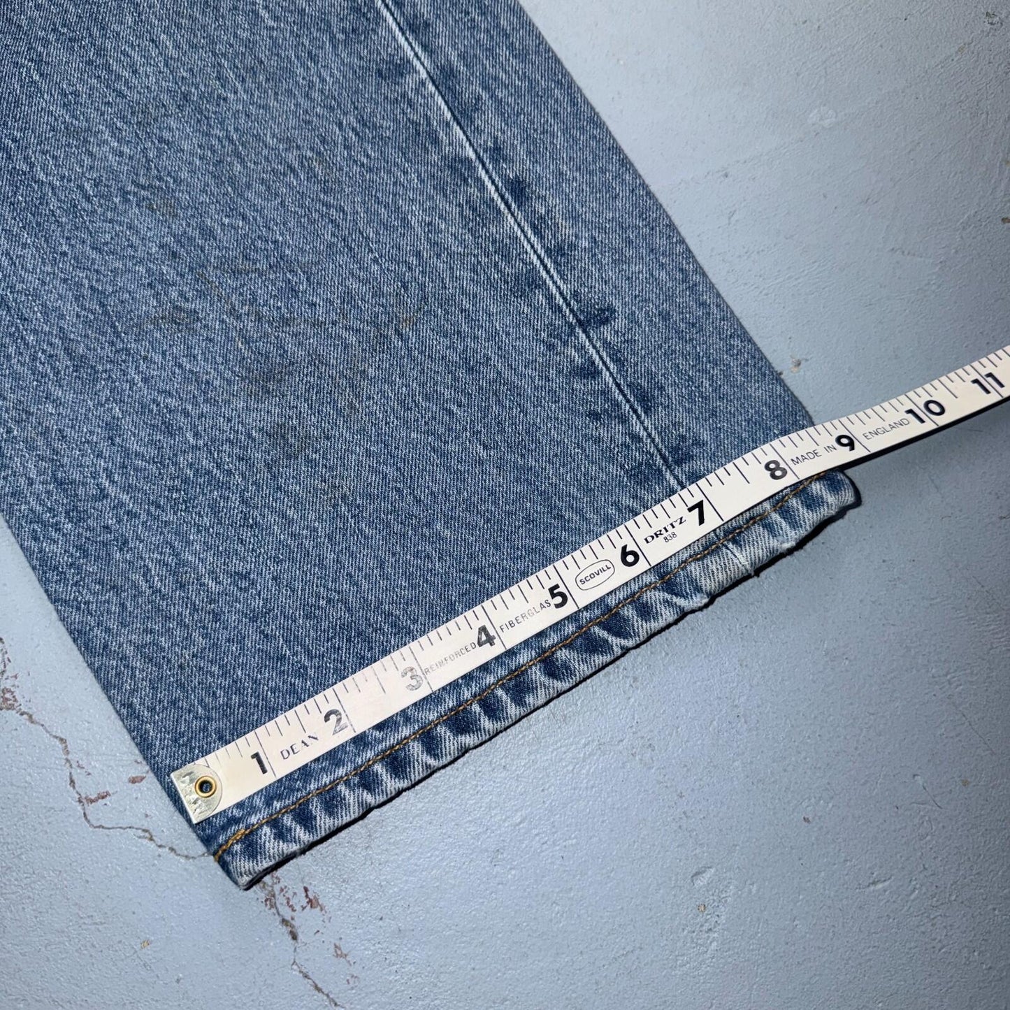 Levis 501 Vintage Y2K 90s XX Straight Leg Jeans Blue Light Wash 34x34 Act 31x32