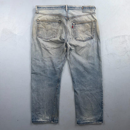 Levis 501 Vintage 80s Redline Selvedge USA XX Jeans Light Wash 40x30 Act 38x26