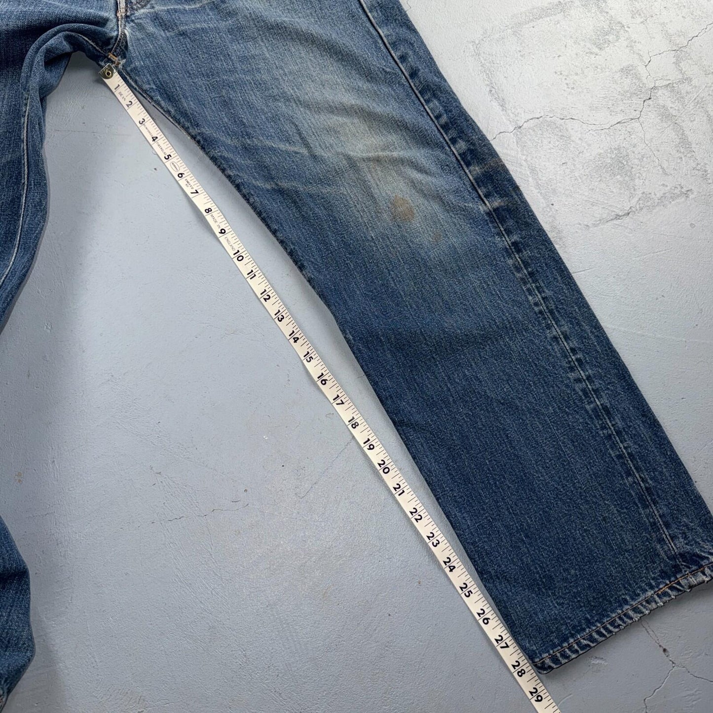 Levis 501 Big E Vintage 60s Redline Selvedge USA XX 1960s Jeans 36x32 Act 34x28