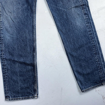 Levis 501 Vintage 90s USA XX Straight Leg Jeans 36x36 Dark Wash Act 33x31