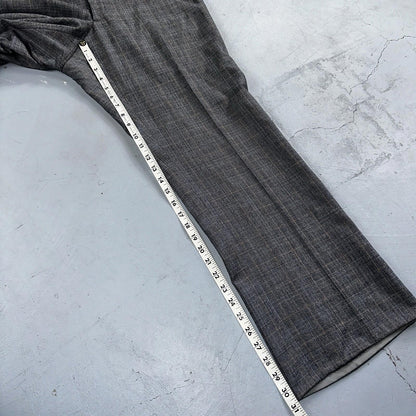 VTG Mens 3 PC Suit 42 Jacket Coat Pants Vest Plaid Rockabilly 70s 1970s Brown