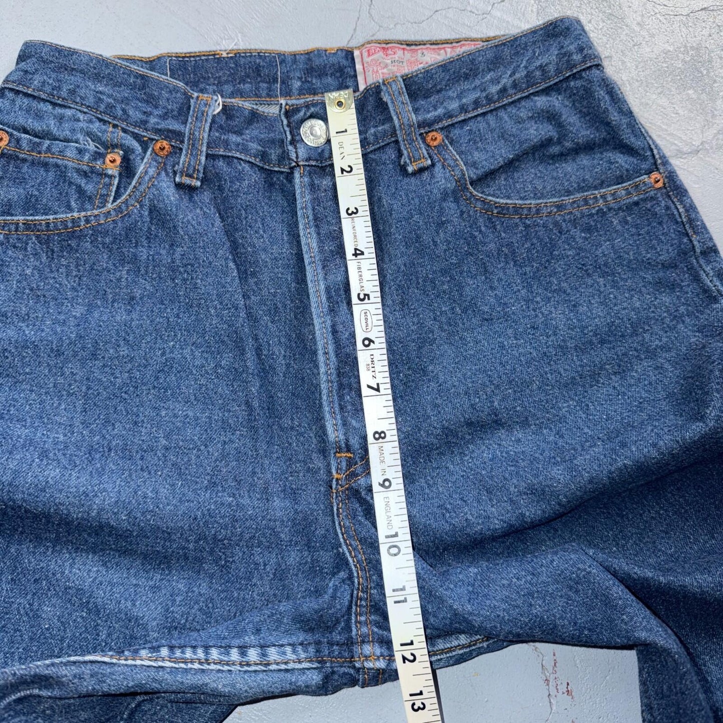 Levis 501 Vintage 80s USA XX Straight Leg Jeans High Rise Sz 13 Womens Act 27x31