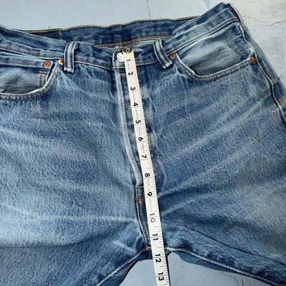 Levis 501 Vintage Y2K Egypt Straight Leg Jeans 35x32 Light Wash Act 32x28
