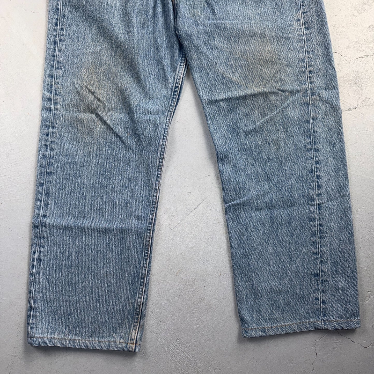 Levis 501 Vintage 90s USA XX Straight Leg Jeans Blue Light Wash 38x30 Act 38x25