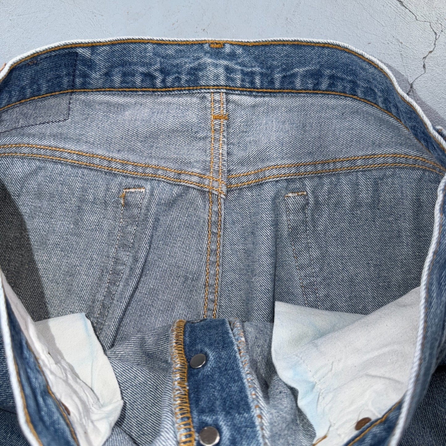 Levis 501 Vintage 90s USA XX Straight Leg Jeans Blue Light Wash 36x32 Act 34x31
