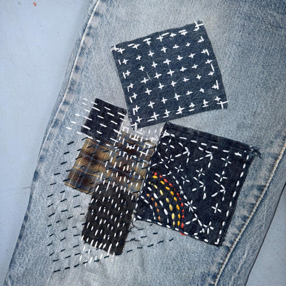 Levis 501 Vintage 80s Redline Selvedge USA XX Jeans Light Wash 34x32 Act 32x30