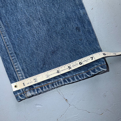 Levis 501 Vintage 90s USA XX Straight Leg Jeans Blue Light Wash 34x33 Act 31x28