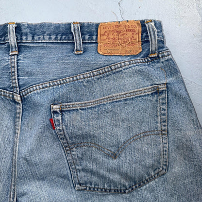 Levis 501 Vintage 70s SS Redline Selvedge USA Jeans Light Wash 44x34 Act 40x30