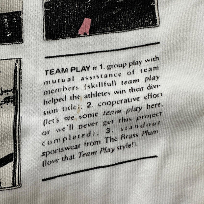 Sports White Basketball Team Long Sleeve Gym Vintage T Shirt 90s Gang Cool Rap