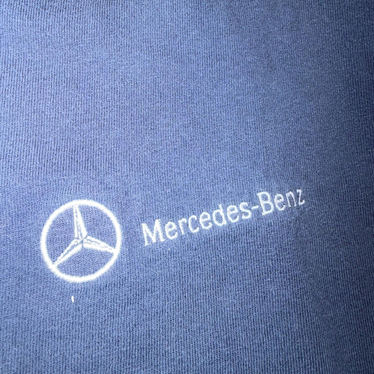 Mercedes Benz Vintage T Shirt Y2K Blue Promo Employee Fan Cars Sports Luxury