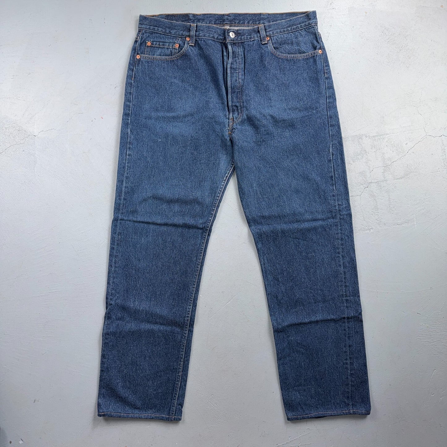 Levis 501 Vintage 80s USA XX Straight Leg Jeans Blue Dark Wash 40x34 Act 38x30
