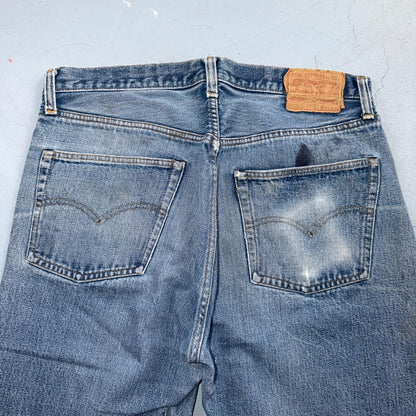 Levis 501 Vintage 70s SS Redline Selvedge USA Jeans Light Wash 36x34 Act 34x30