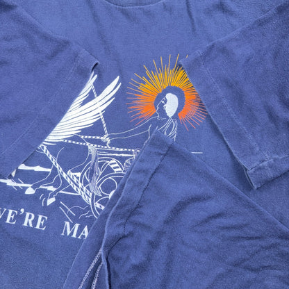 Vintage We're Making It Buddha Pegasus Graphic Tee Belton Single Stitch USA XL