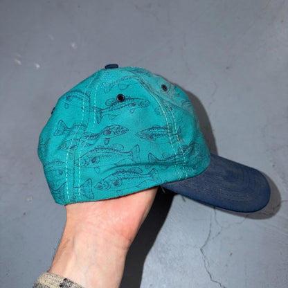 Bass Fishing VTG Hat Baseball Cap Snapback Oregon Outdoors Hunting Hunt Fish USA