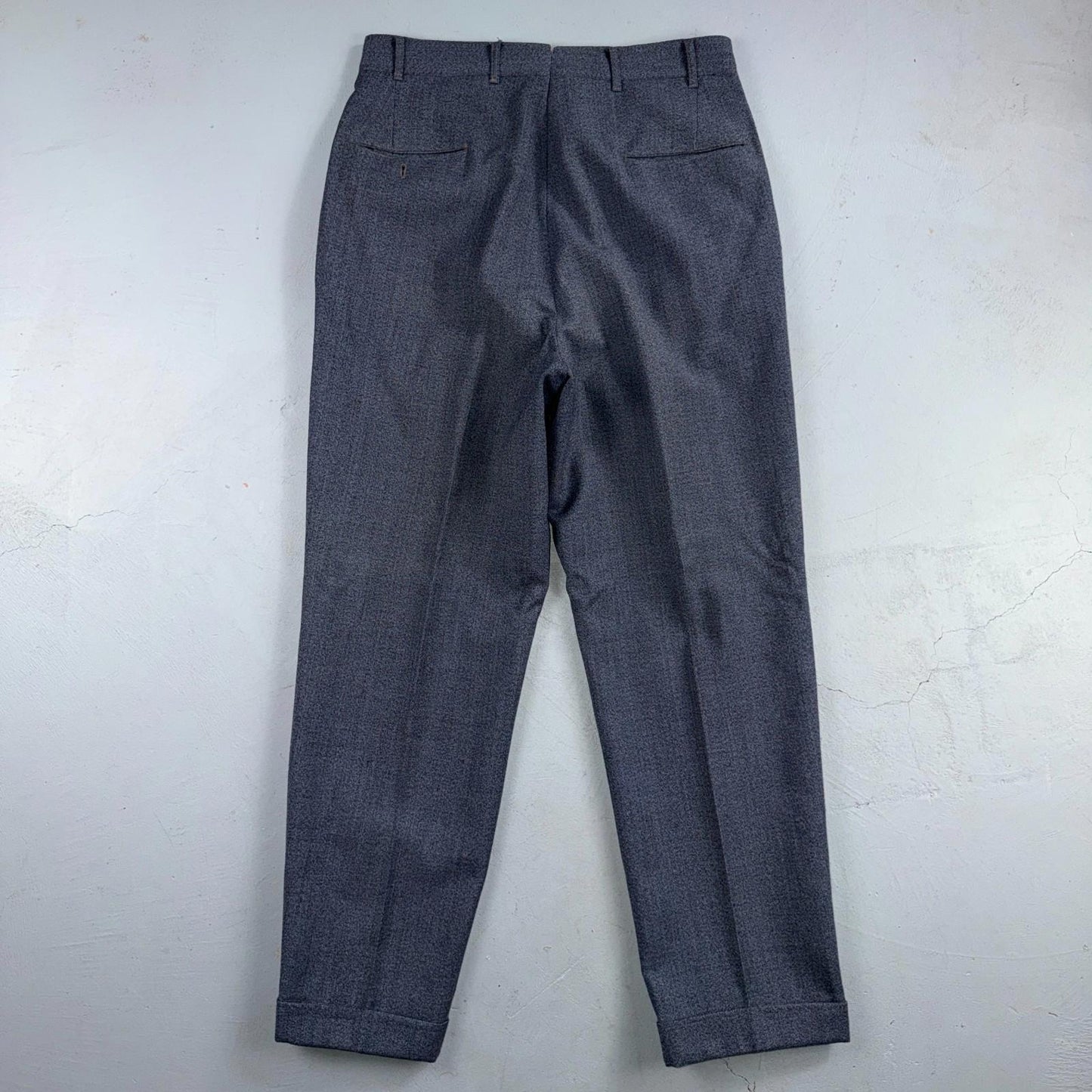 1950s 1960s VTG Mens 2 PC Suit 40 Jacket Coat Pants Blue Union Wool Rockabilly