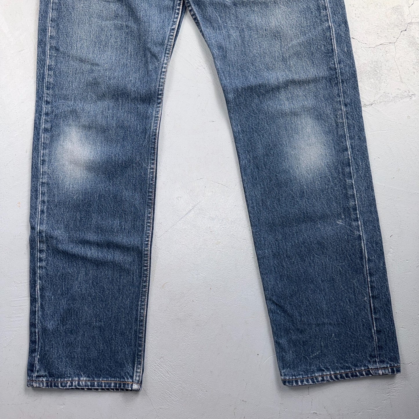 Levis 501 Vintage 90s USA XX Straight Leg Jeans Blue Med Wash 33x34 Act 31x31