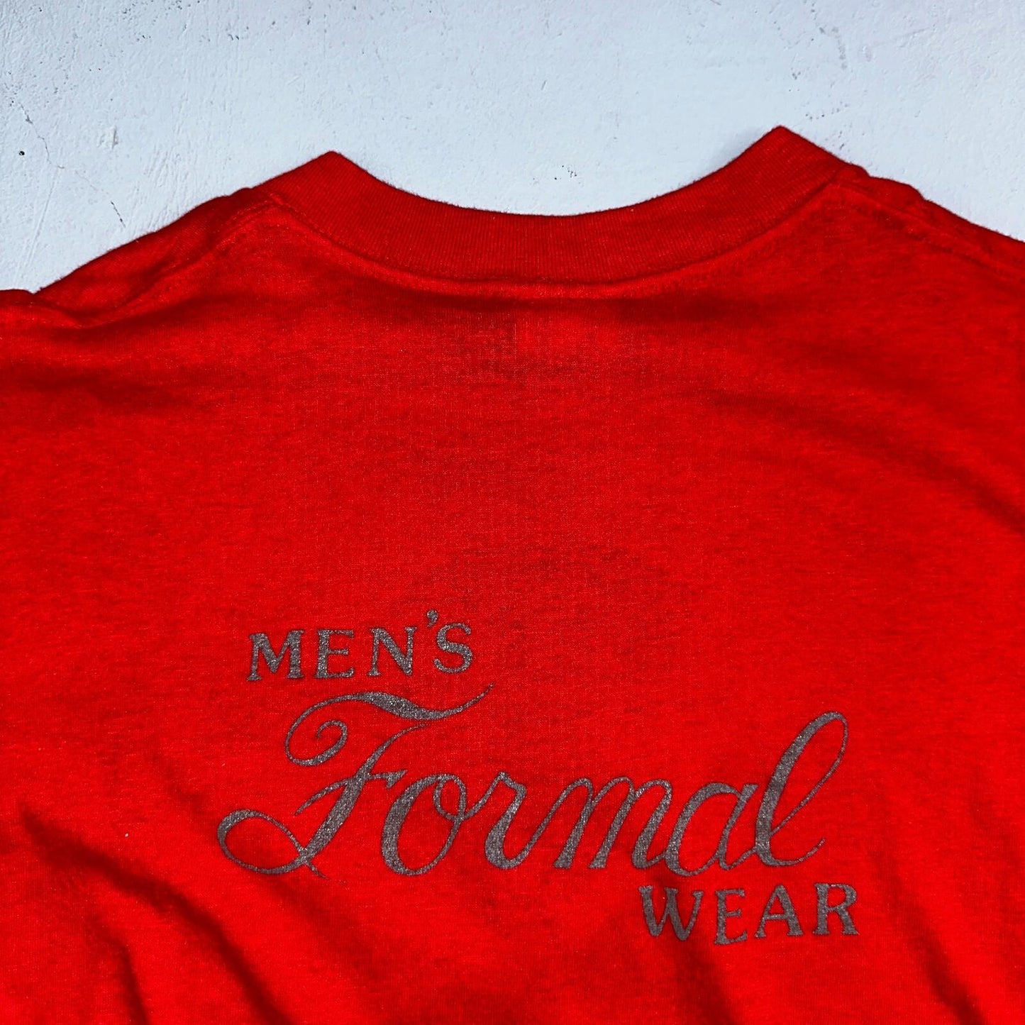 Tuxedo 1980s VTG T Shirt Red Touch of Gold USA Funny Humor Joke Tee Suit Fun