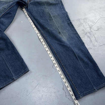 Levis 501 Vintage 80s USA XX Straight Leg Jeans Blue Light Wash 36x40 Act 32x29