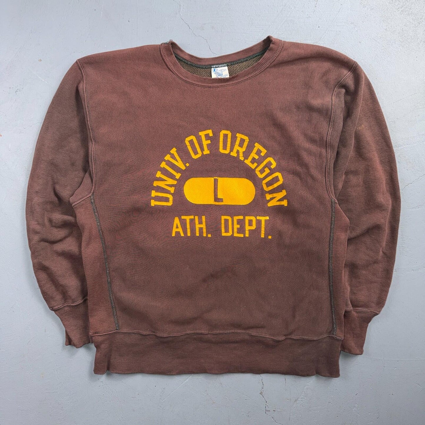 Champion 1970s Oregon Track USA Reverse Weave Sweatshirt Nike 70s University VTG