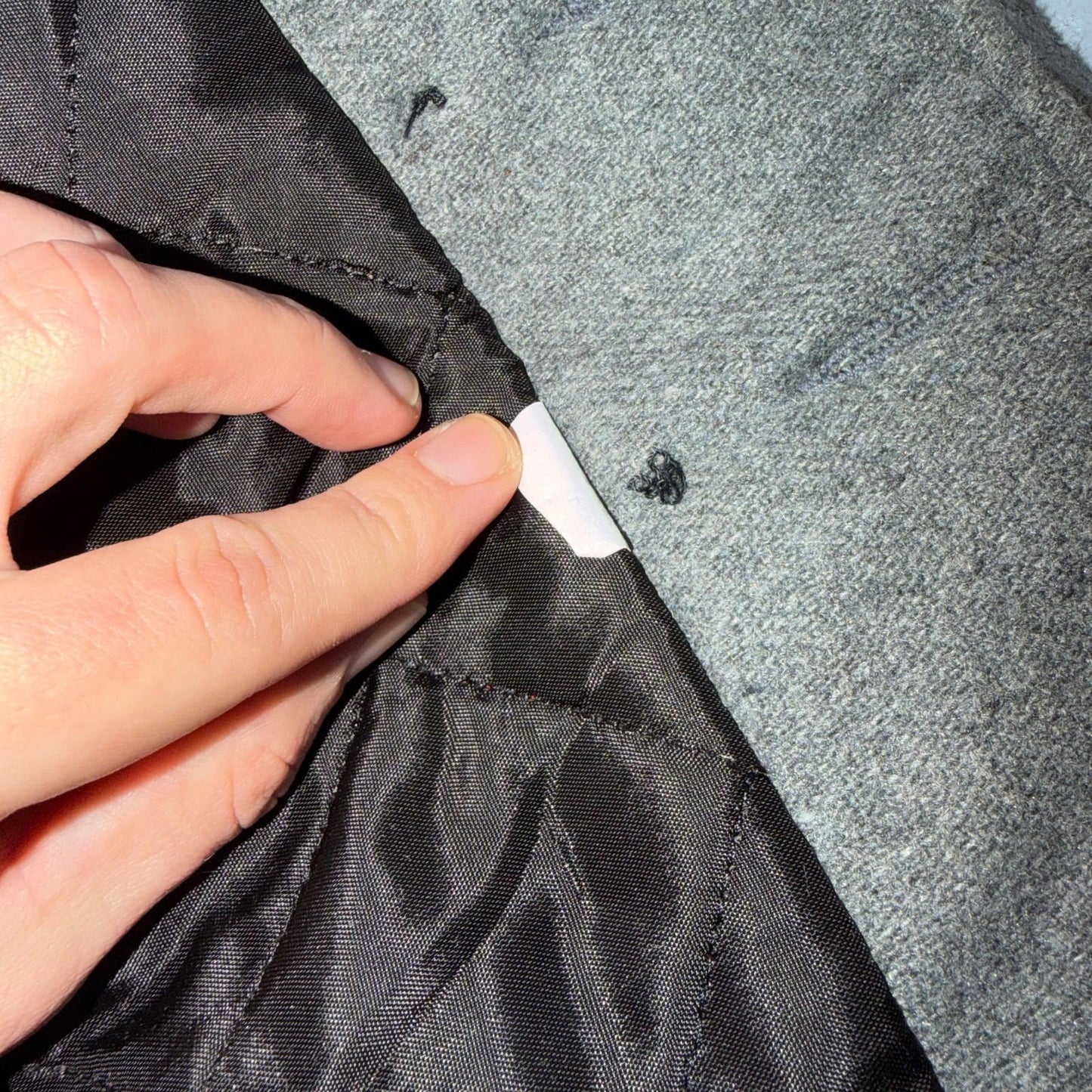 Union Made 1960s Double Breasted Coat Jacket Black Wool 2T Size 2 Toddler Hat