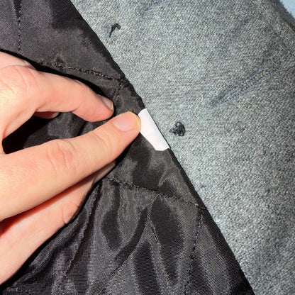Union Made 1960s Double Breasted Coat Jacket Black Wool 2T Size 2 Toddler Hat