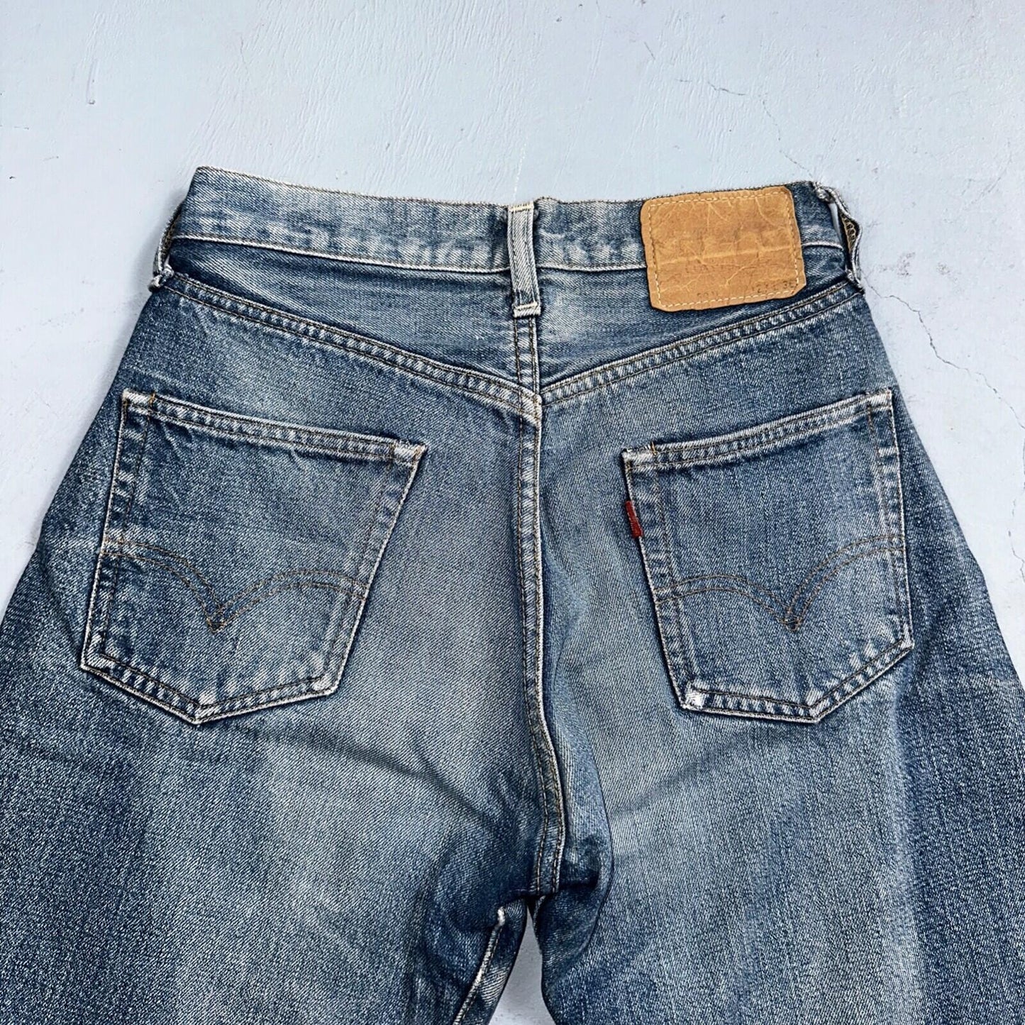 Levis 501 Big E Vintage 60s Redline Selvedge USA XX 1960s Jeans 27x30 Act 25x28