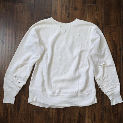 Vintage Champion 1960s True USA Reverse Weave Sweatshirt Gray Basic Crewneck 60s