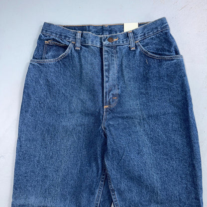 NWT Gitano Jeans Women 12 Average Relaxed Fit Tapered Leg Blue Med Wash