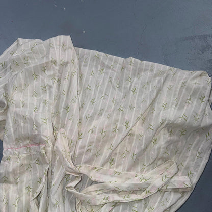 Christian Dior Vintage Nightgown Womens Small Lace Long Lingerie 70s Y2K Robe