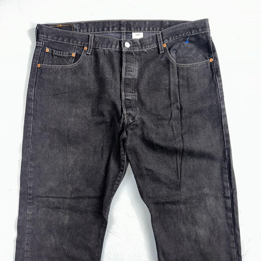 Levis 501 Vintage Y2K 90s XX Straight Leg Jeans Black Dark Wash 42x32 Act 41x31