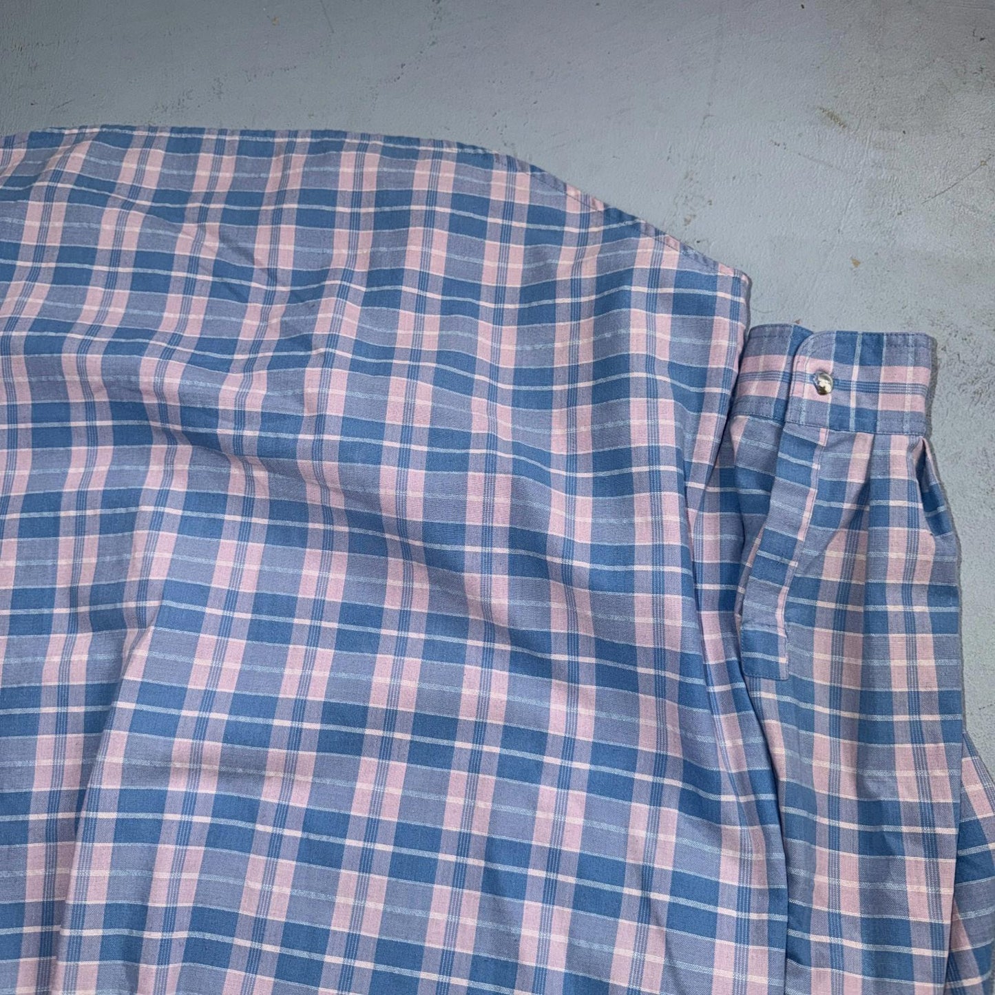 VTG Levis Sutter Creek Flannel Shirt Men’s XL Blue Plaid Blue Label BIG E 90s