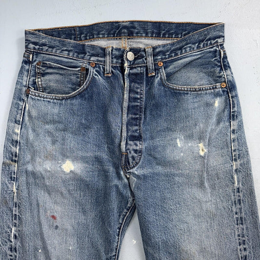 Levis 501 Big E Vintage 60s Redline Selvedge USA XX 1960s Jeans 66 Act 31x33