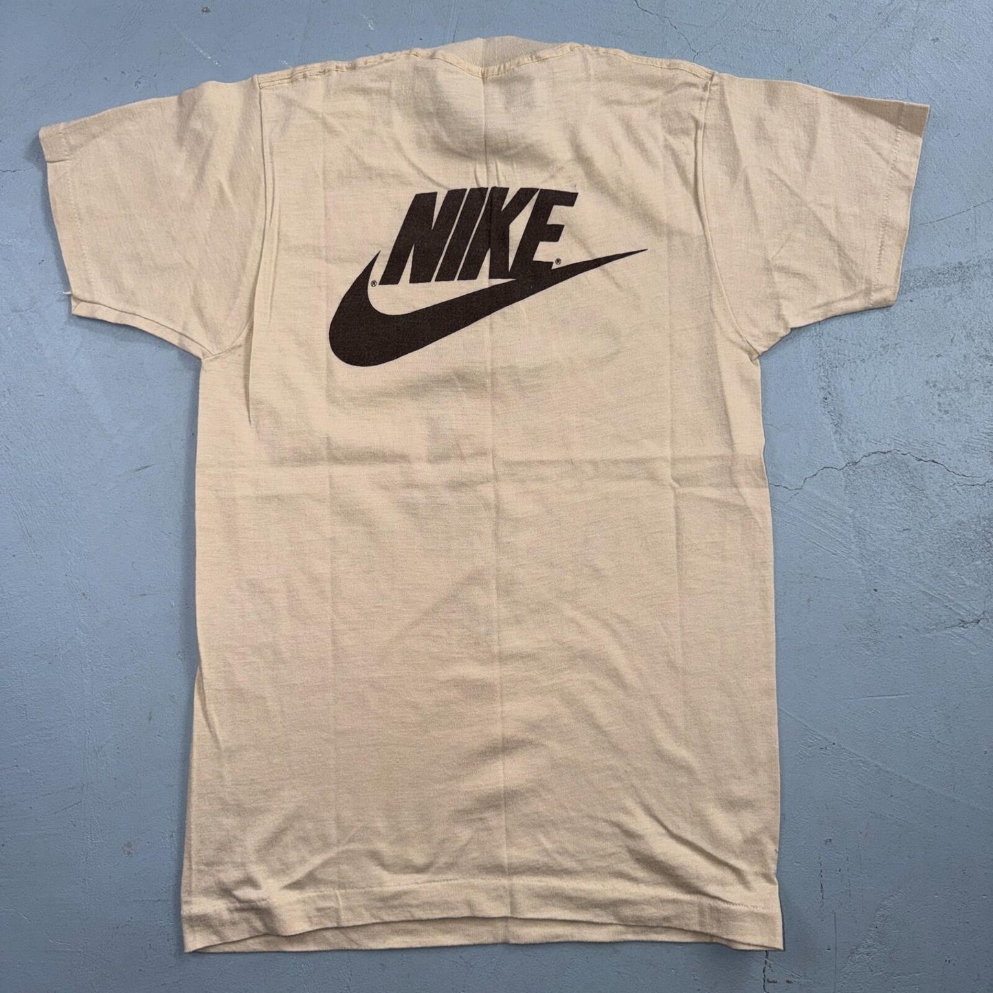 Nike Vintage T Shirt MAURICE LUCAS Basketball Camp 1970s 70s Rare Swoosh Jordan