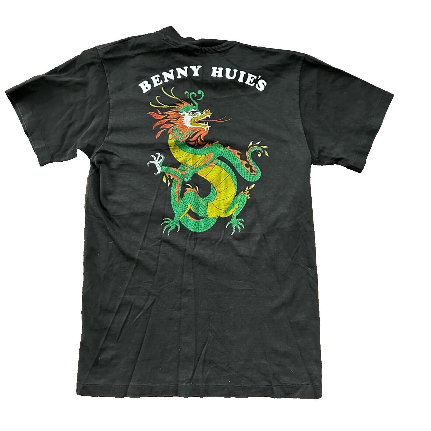Chinese Art Dragon Sheridan Oregon Vintage T Shirt PDX Portland Food Asian 90s
