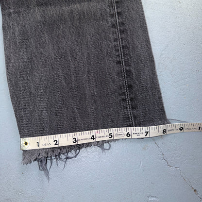 Levis 501 Vintage 90s USA XX Straight Leg Jeans Black Light Wash 34x34 Act 31x27