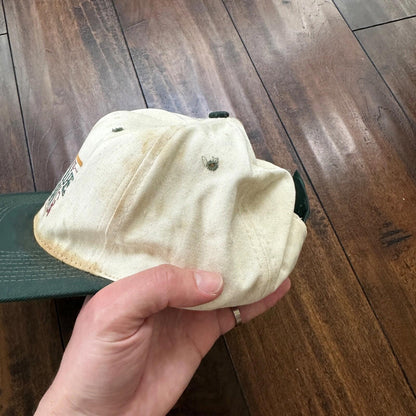 Antique Person BROKEN VTG Hat Cap Snapback Genuine Funny Humor Old Trash Hunt