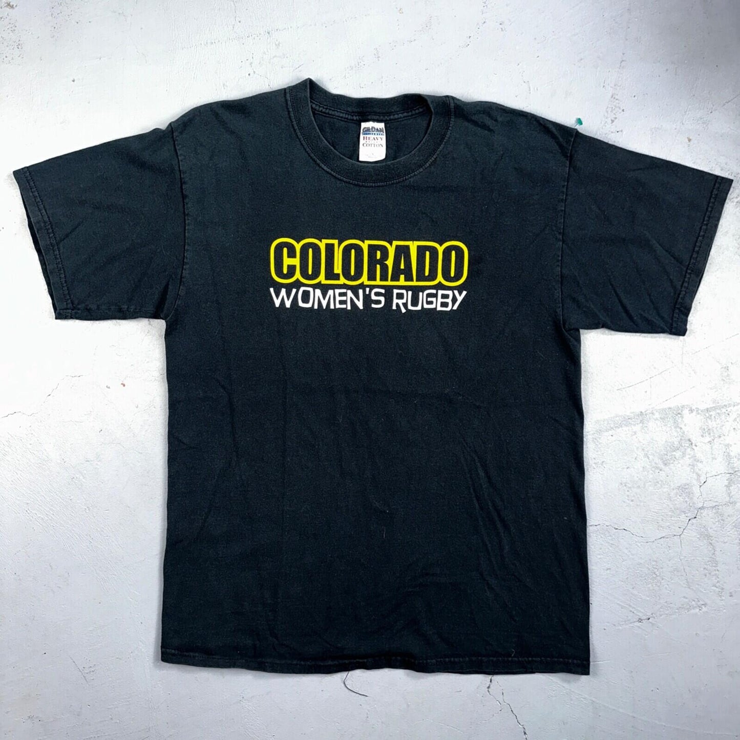 VTG Wanna Ruck T Shirt Colorado Womens Rugby Y2K Gildan L Rap Funny Humor Joke