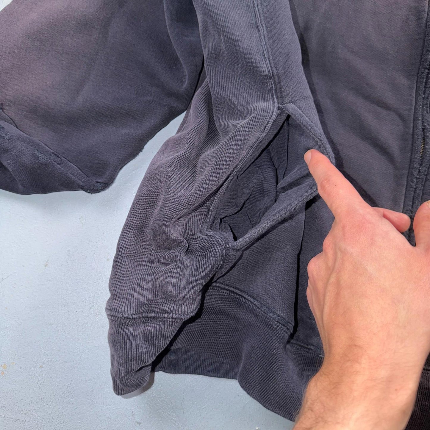Eddie Bauer Sport Shop Full Zip Track Coach Jacket Thrashed Japan Large
