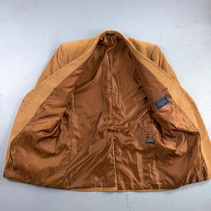 Vtg Circle S Dallas Texas USA Corduroy Country Western Cowboy BLAZER JACKET 44L