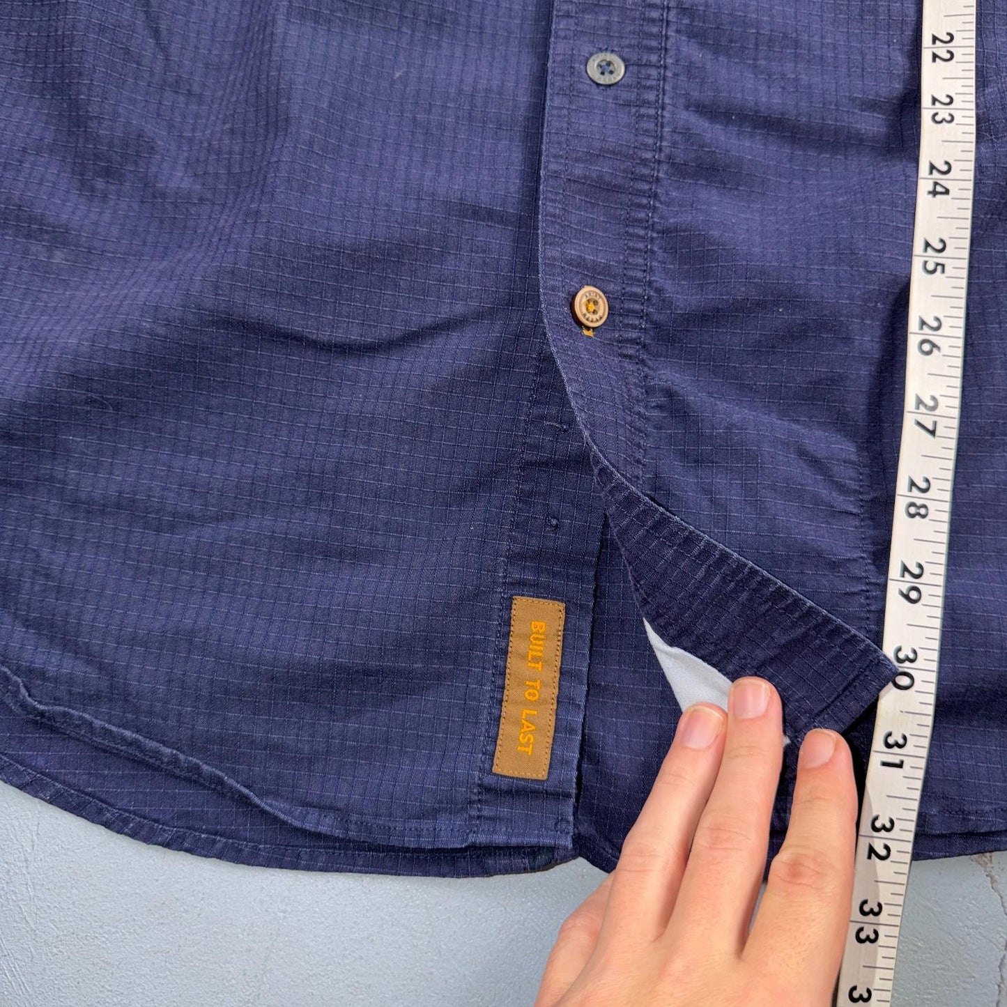 Ariat Rebar Work Shirt LT Button Short Sleeve Rip Stop Moisture Vented Large