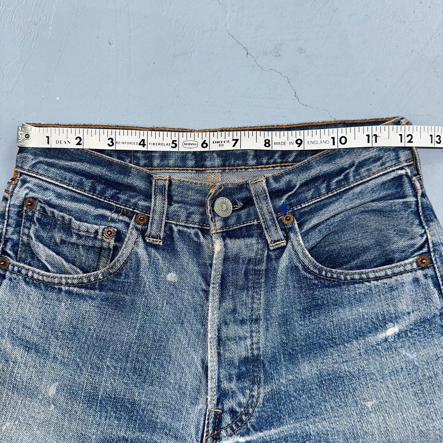 Levis 501 Big E Vintage 60s Redline Selvedge USA XX 1960s Jeans Act 24x27