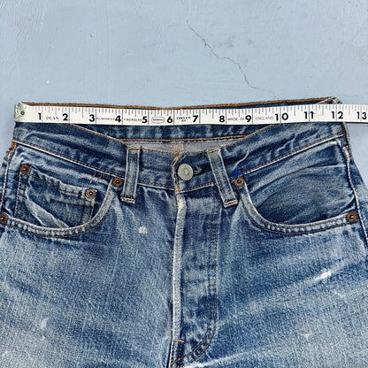 Levis 501 Big E Vintage 60s Redline Selvedge USA XX 1960s Jeans Act 24x27