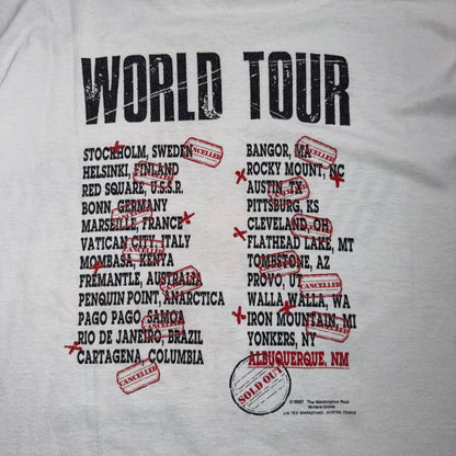 Billy And The Boingers World Tour T Shirt VTG T Shirt 80s Music Band Rock USA