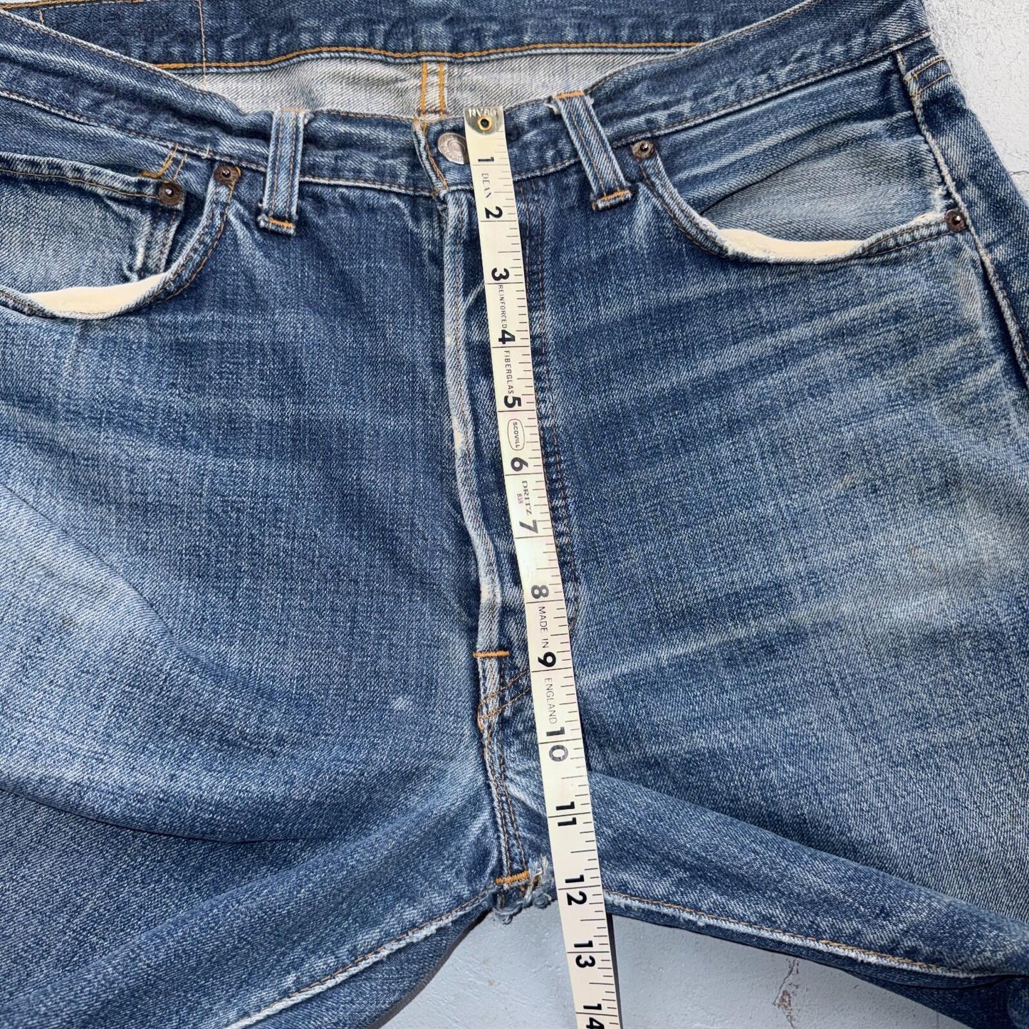 Levis 501 Big E Vintage 60s Redline Selvedge USA XX 1960s Jeans 36x32 Act 34x28